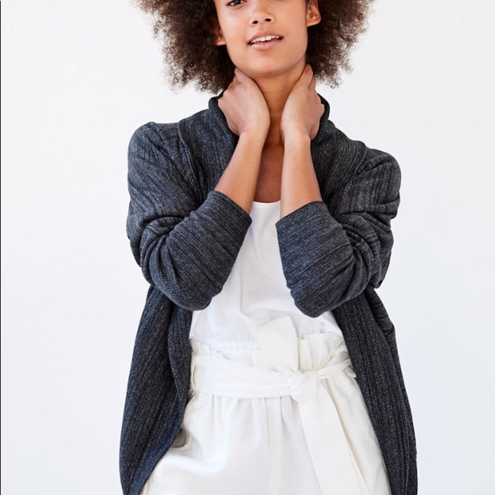NWOT Aritzia Wilfred Diderot Open-Front Cardigan